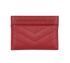 Saint Laurent Cassandre Matelassé Card Holder, back view